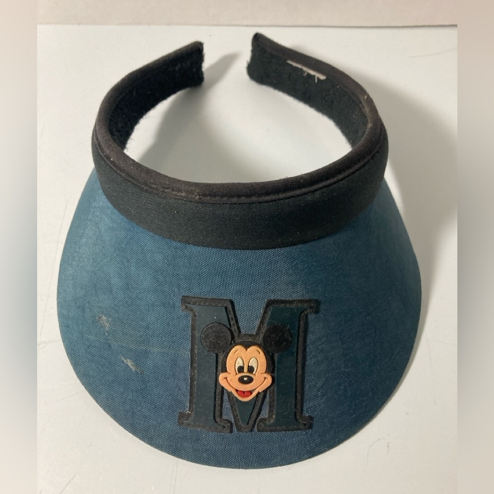 Disneyland Mickey Mouse Womans Sun Visor Hat Blue